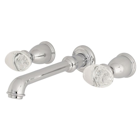 Krystal Onyx KS7121WVL Two-Handle Wall Mount Bathroom Faucet KS7121WVL